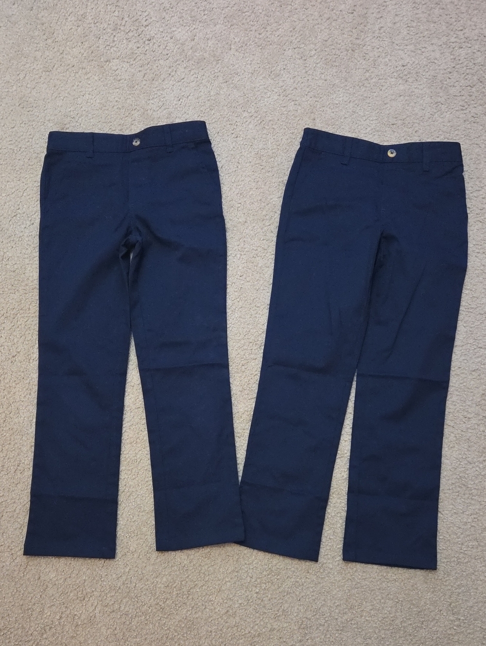 French Toast Size 8 Uniform Bottoms Pull On Navy Blue